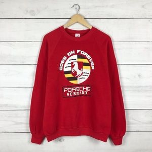 Vintage 1990s Porsche Puff Print Sweatshirt